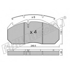 fri.tech. Σετ τακάκια 602.0