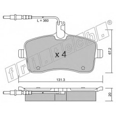 fri.tech. Σετ τακάκια 616.0