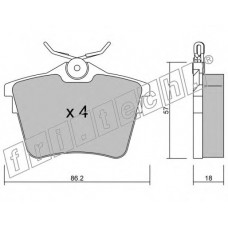 fri.tech. Σετ τακάκια 618.0