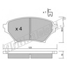 fri.tech. Σετ τακάκια 623.0