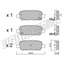 fri.tech. Σετ τακάκια 628.0