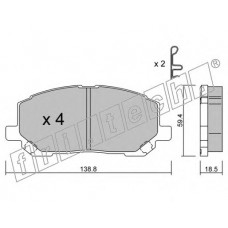 fri.tech. Σετ τακάκια 632.0