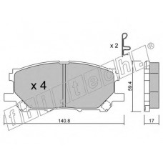 fri.tech. Σετ τακάκια 634.0