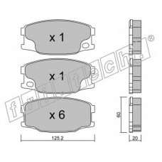 fri.tech. Σετ τακάκια 638.0