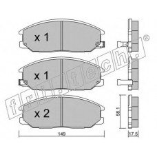 fri.tech. Σετ τακάκια 648.0