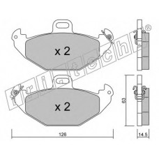 fri.tech. Σετ τακάκια 650.0