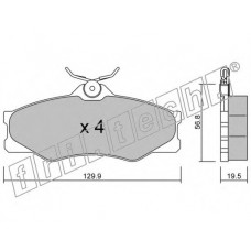 fri.tech. Σετ τακάκια 652.0