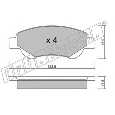 fri.tech. Σετ τακάκια 653.0