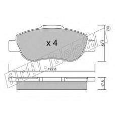 fri.tech. Σετ τακάκια 654.0