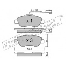fri.tech. Σετ τακάκια 654.1