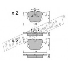 fri.tech. Σετ τακάκια 659.0