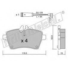 fri.tech. Σετ τακάκια 662.0W