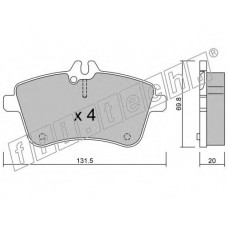 fri.tech. Σετ τακάκια 663.0