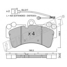 fri.tech. Σετ τακάκια 670.0W