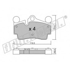 fri.tech. Σετ τακάκια 671.0