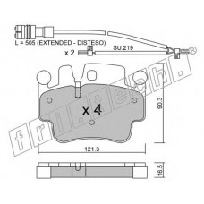 fri.tech. Σετ τακάκια 673.0W