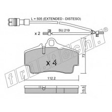 fri.tech. Σετ τακάκια 674.0W