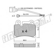 fri.tech. Σετ τακάκια 676.0W