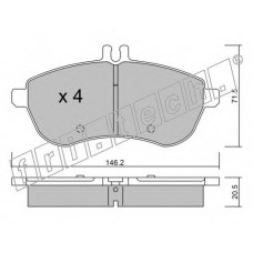 fri.tech. Σετ τακάκια 681.0