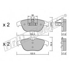 fri.tech. Σετ τακάκια 682.0