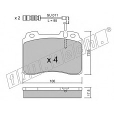 fri.tech. Σετ τακάκια 683.0W