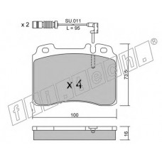 fri.tech. Σετ τακάκια 683.1W