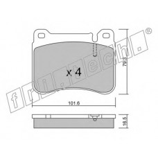 fri.tech. Σετ τακάκια 684.0