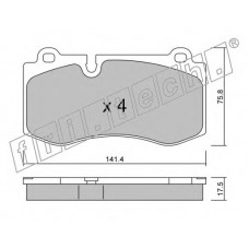 fri.tech. Σετ τακάκια 685.0