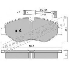fri.tech. Σετ τακάκια 687.0W