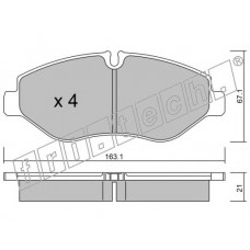fri.tech. Σετ τακάκια 687.1