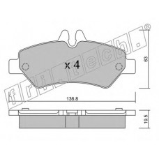 fri.tech. Σετ τακάκια 688.0