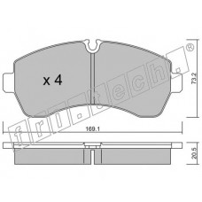 fri.tech. Σετ τακάκια 689.0