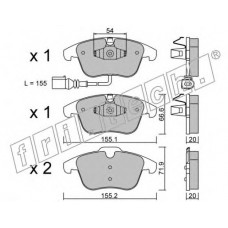 fri.tech. Σετ τακάκια 691.1