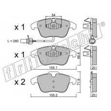 fri.tech. Σετ τακάκια 691.2