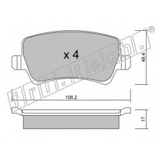fri.tech. Σετ τακάκια 692.0