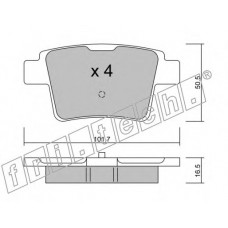 fri.tech. Σετ τακάκια 693.0