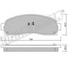 fri.tech. Σετ τακάκια 701.0