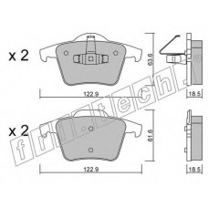 fri.tech. Σετ τακάκια 704.0