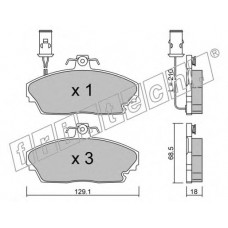fri.tech. Σετ τακάκια 705.0