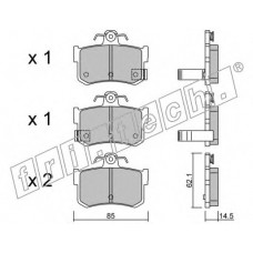 fri.tech. Σετ τακάκια 707.1