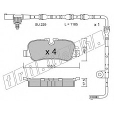 fri.tech. Σετ τακάκια 710.0W