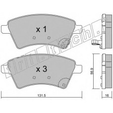 fri.tech. Σετ τακάκια 718.0