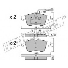 fri.tech. Σετ τακάκια 719.0
