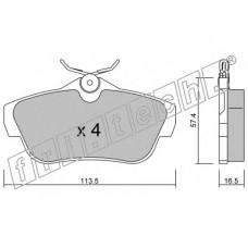 fri.tech. Σετ τακάκια 728.0