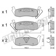 fri.tech. Σετ τακάκια 736.0