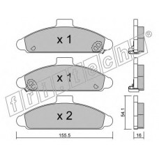 fri.tech. Σετ τακάκια 739.0