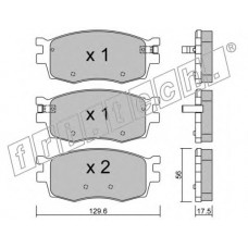 fri.tech. Σετ τακάκια 740.0
