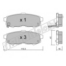 fri.tech. Σετ τακάκια 751.0