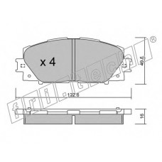 fri.tech. Σετ τακάκια 761.1