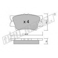 fri.tech. Σετ τακάκια 765.0